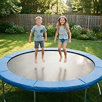 Machrus Upper Bounce Round Trampoline Super Spring Cover Safety Pad