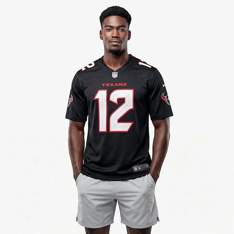 Nike Men's Texans Collins 12 Home Game Jersey