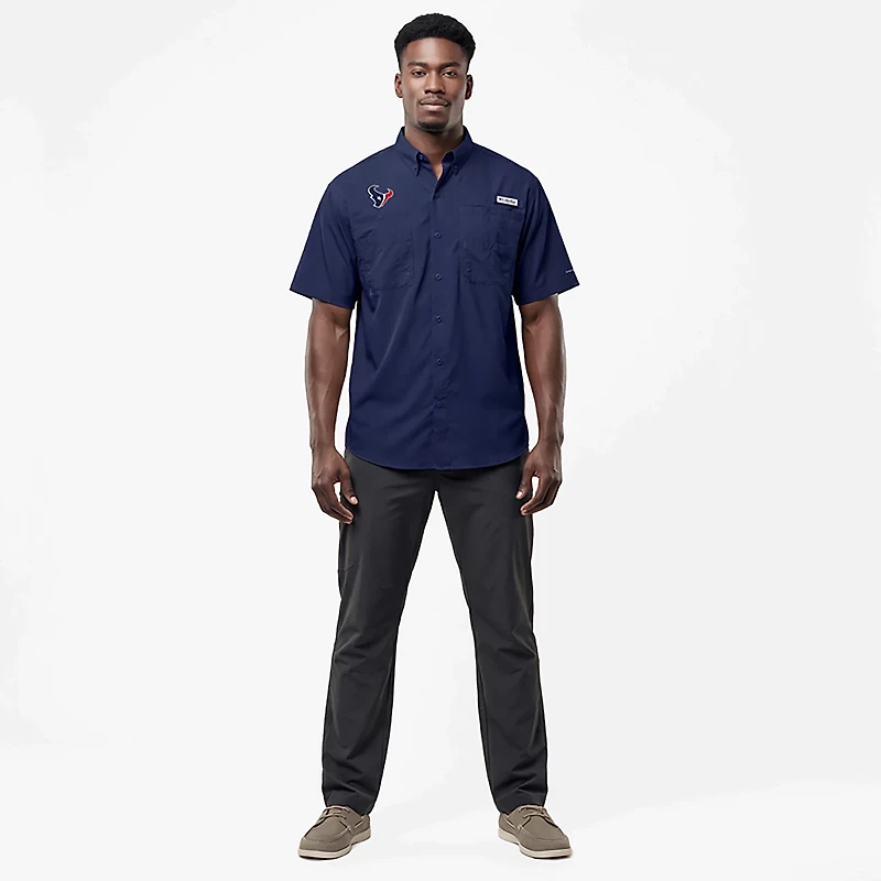Columbia Sportswear Men's Houston Texans Tamiami Button Down Shirt