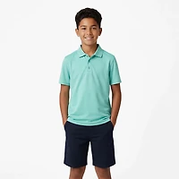 BCG Boys' Training Solid Short Sleeve Polo Shirt