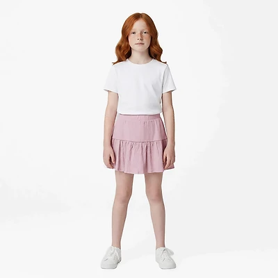 BCG Girls' Ruffle Tiered Skort 2.5