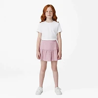 BCG Girls' Ruffle Tiered Skort 2.5
