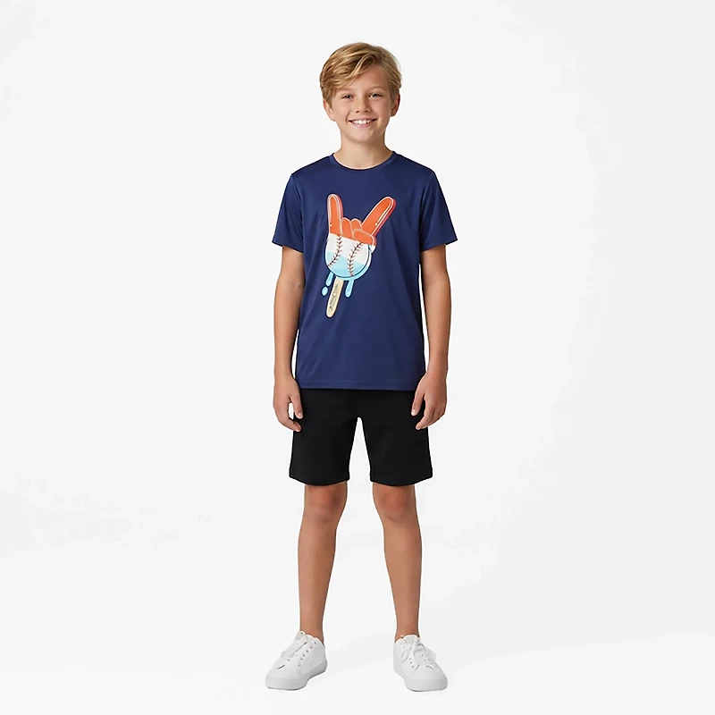 BCG Boys' Turbo Graphic Short Sleeve T-shirt