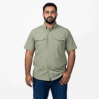 Magellan Men's Pecos River Solid Short Sleeve Shirt