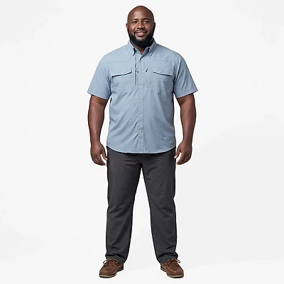 Magellan Men's Pecos River Solid Short Sleeve Shirt