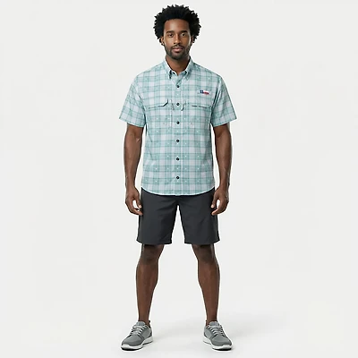 Magellan Outdoors Men's Local State Texas Plaid Shirt