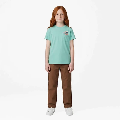 Magellan Outdoors Girls' Catch & Release Flower Graphic T-shirt