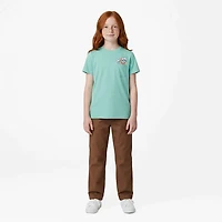 Magellan Outdoors Girls' Catch & Release Flower Graphic T-shirt