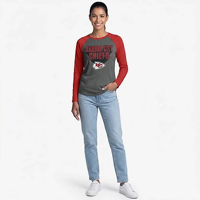 47 Women's Chiefs Jetset Ava Raglan T-shirt