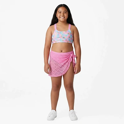 O'Rageous Girls' Multi Mermaid 3-Piece Skirt Set