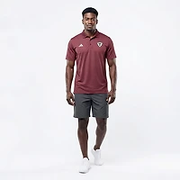 adidas Men's Texas A&M Spring Fling Crest Striped Polo Shirt