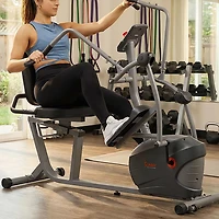 Sunny Health & Fitness Performance Interactive Series Recumbent Elliptical