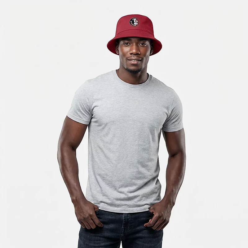 Nike Men's Florida State Apex Vault Logo Square Brim Bucket Cap