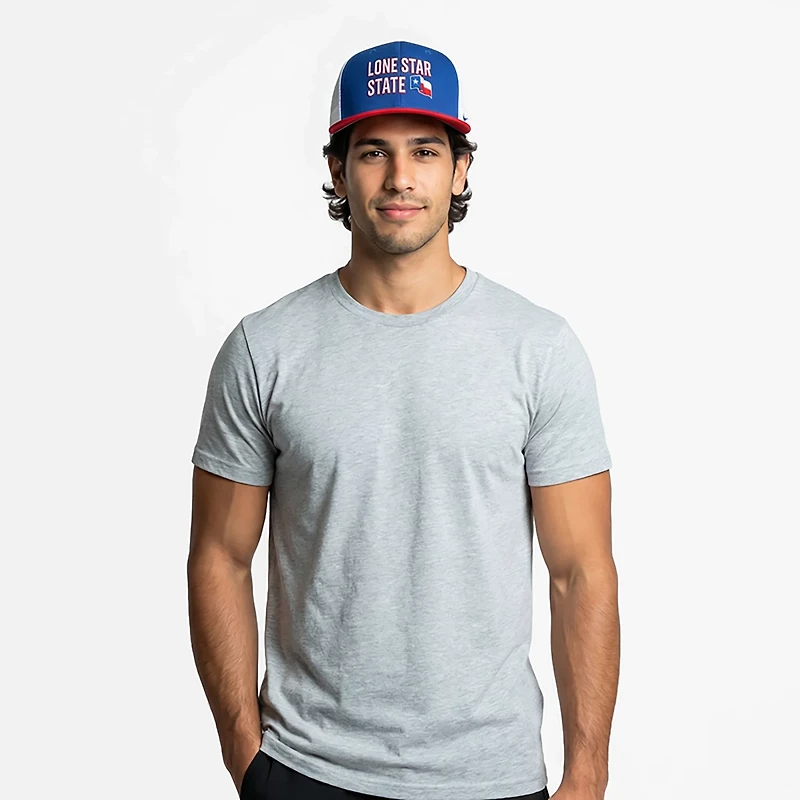 Nike Men's Rangers Primetime Pro Structured Square Bill Trucker Cap