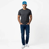 Fanatics Men's Charlotte FC Route One A-Frame Adjustable Snapback Cap