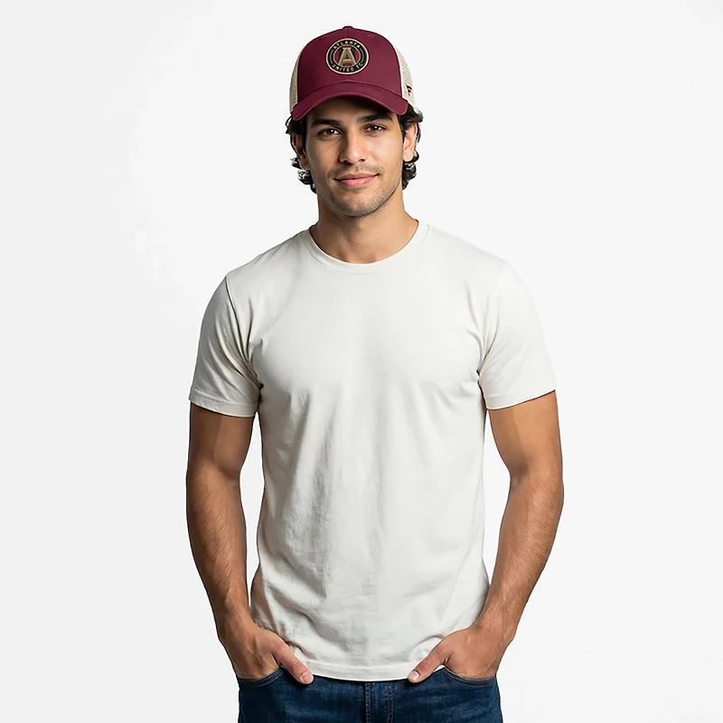 Fanatics Men's Atlanta United FC False Nine Unstructured Adjustable Mesh Snapback Cap