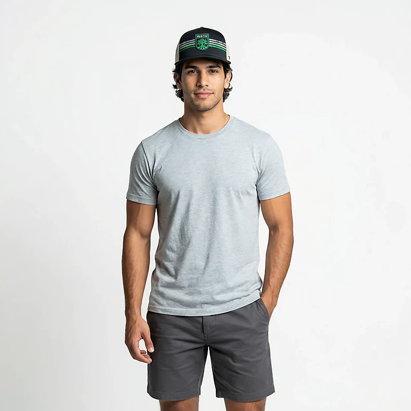 Fanatics Men's Austin FC Journeyman Flat Brim Structured Snapback Cap