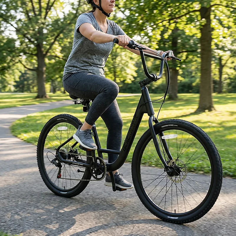Ozone 500 Blackhawk 27.5 in 7-Speed Hybrid Bike