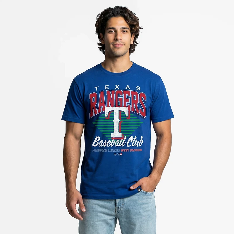 '47 Texas Rangers Men's Extended Play Foundation Short Sleeve T-shirt