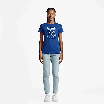 '47 Women's Kansas City Royals Stereo Frankie Short Sleeve T-shirt