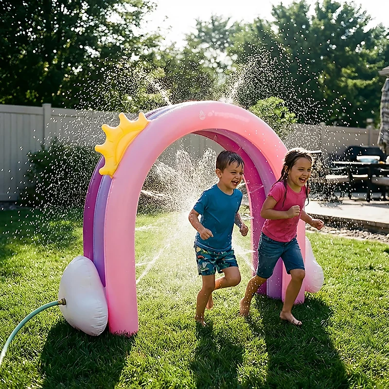 O'Rageous Kids' Rainbow Arch Inflatable Sprinkler