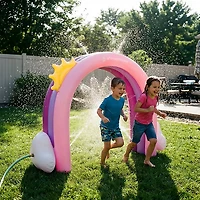 O'Rageous Kids' Rainbow Arch Inflatable Sprinkler