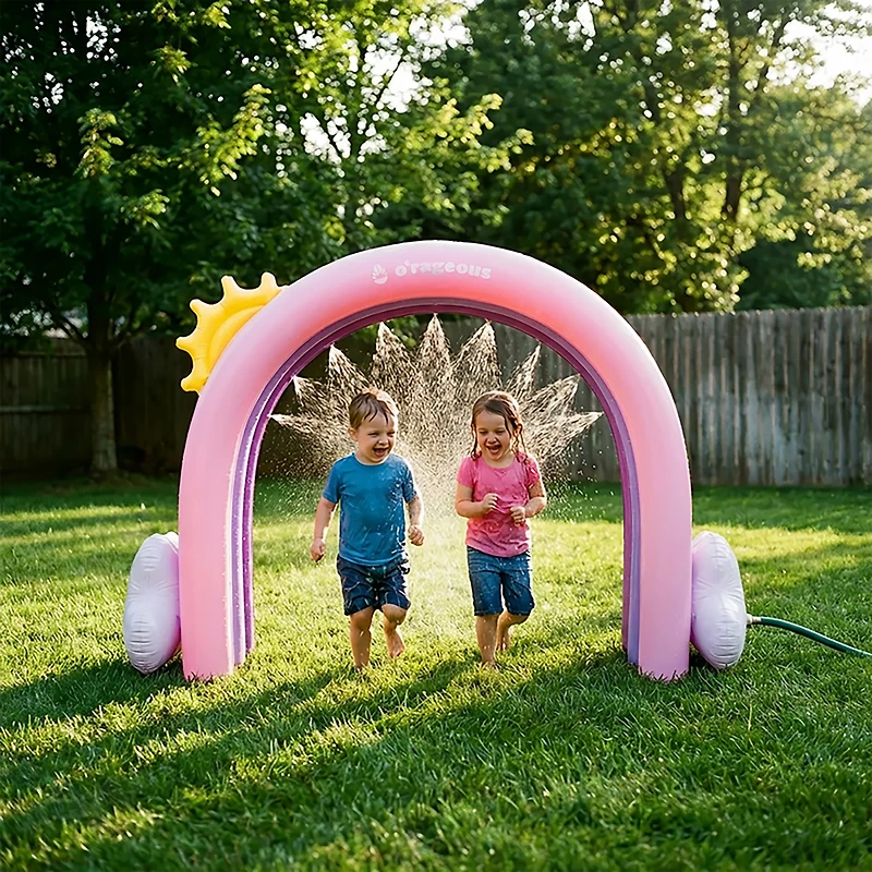 O'Rageous Kids' Rainbow Arch Inflatable Sprinkler