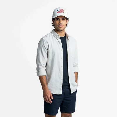Costa Men's Twill Trucker Pride Logo Cap