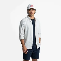 Costa Men's Twill Trucker Pride Logo Cap