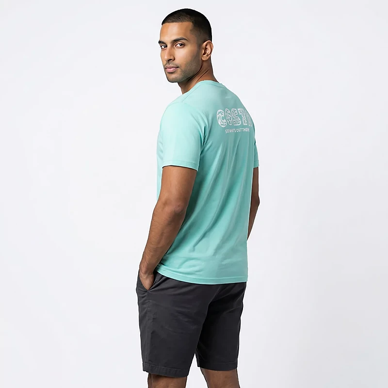 Costa Del Mar Men's Batik Short Sleeve T-shirt