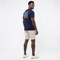 Costa Del Mar Men's Americana Shark Flag Short Sleeve T-shirt