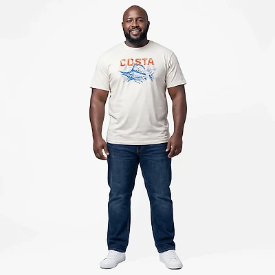 Costa Del Mar Men's Americana Sail Short Sleeve T-shirt