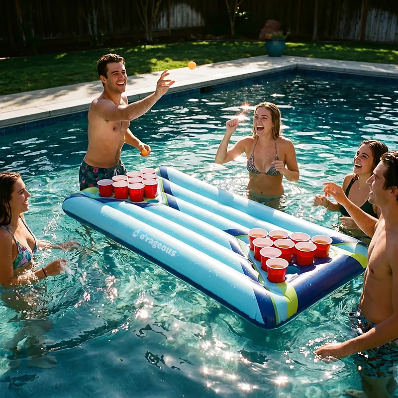 O'Rageous Adults' Party Pong Pool Float