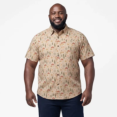 Magellan Outdoors Men's Hickory Canyon Print Short Sleeve Shirt