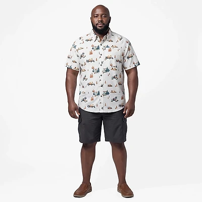Magellan Outdoors Men's Hickory Canyon Print Short Sleeve Shirt