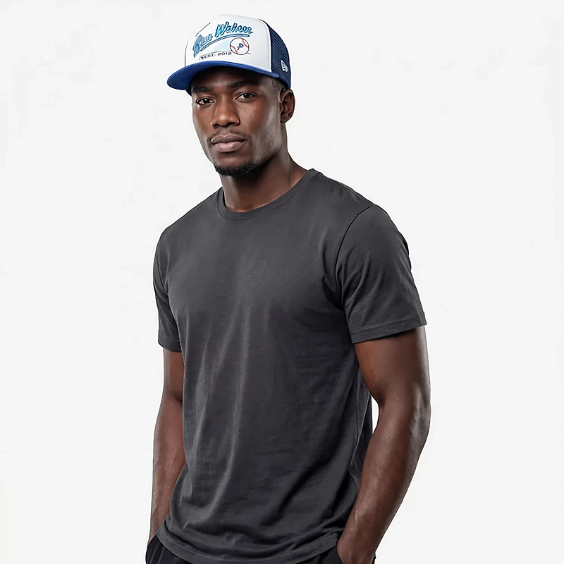 New Era Men's Pensacola Blue Wahoos Retro Script 9FIFTY Cap