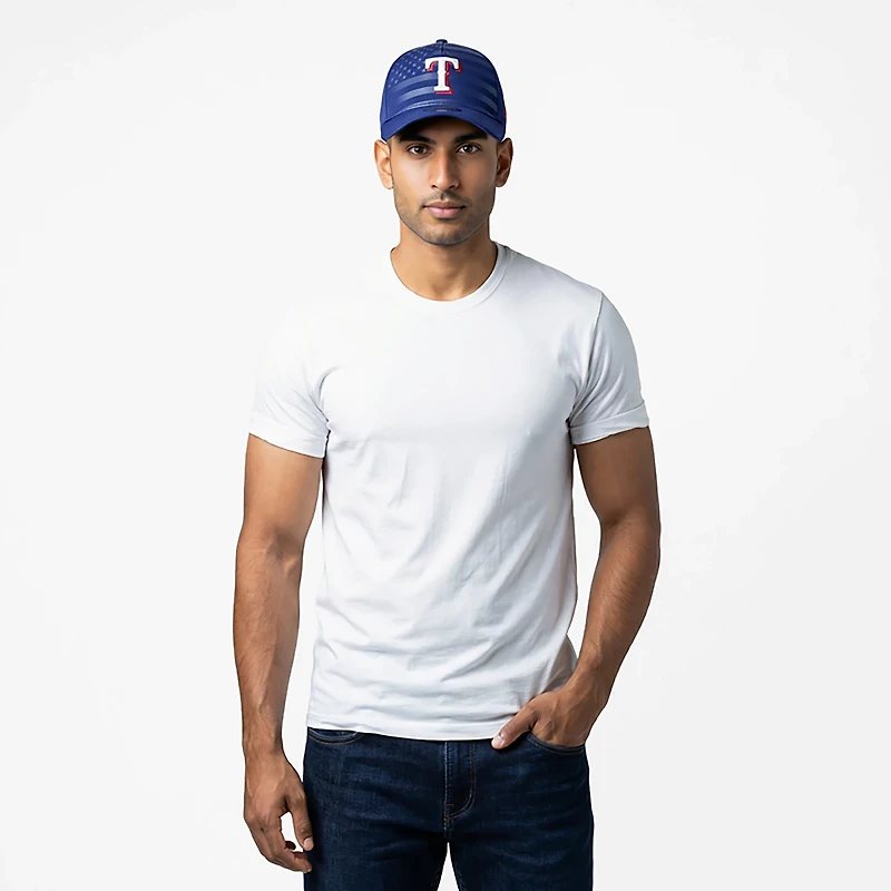 New Era Adults' Rangers Tonal Flag 9FORTY Cap