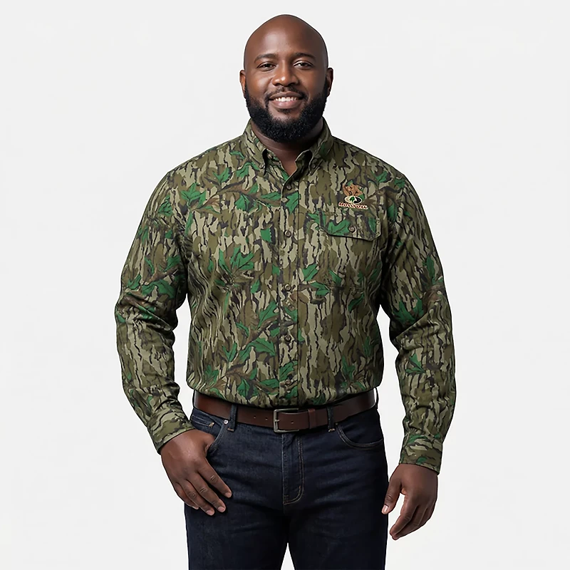 Drake Men's Ol' Tom Wingshooter Trey Long Sleeve Button Down Shirt
