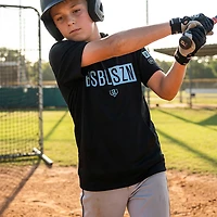 Baseball Lifestyle 101 Youth BSBL-SZN Short Sleeve Hoodie