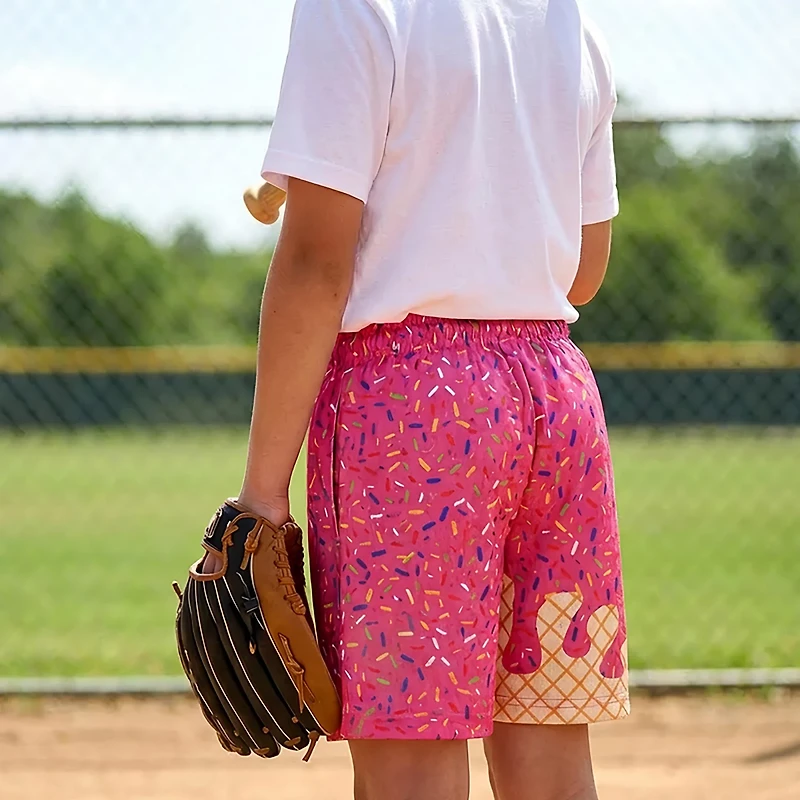 Baseball Lifestyle 101 Youth Ice Cream Shorts 5