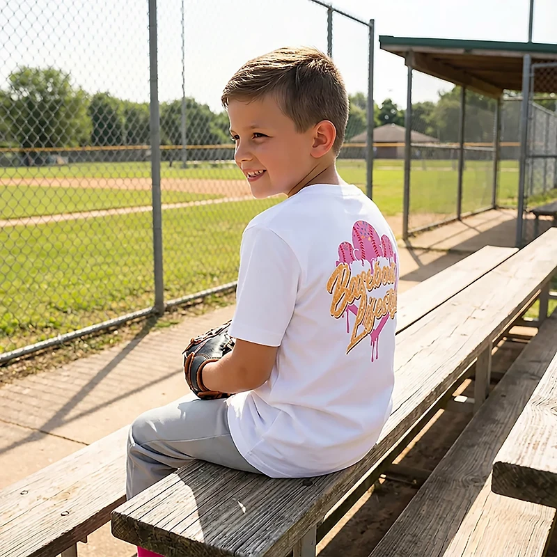 Baseball Lifestyle 101 Youth Ice Cream Graphic T-shirt