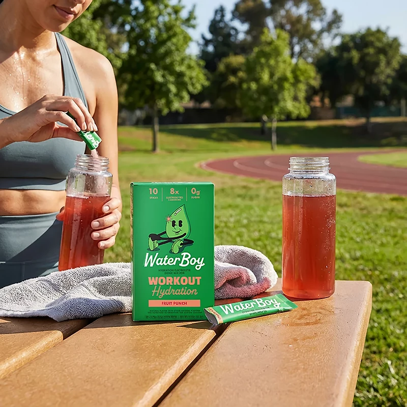 Waterboy Workout Hydration Sticks 10-Pack