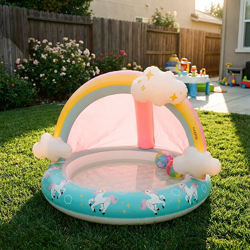 Funsicle Rainbow Magic Shaded Kids' Pool