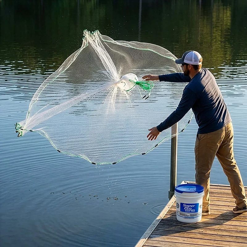 Betts Super Pro 8 ft 1/4 in Mesh Cast Net