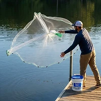 Betts Super Pro 8 ft 1/4 in Mesh Cast Net
