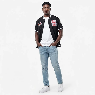 Pro Standard Men's St. Louis Cardinals DIY Pick Stitch Short Sleeve Jacket