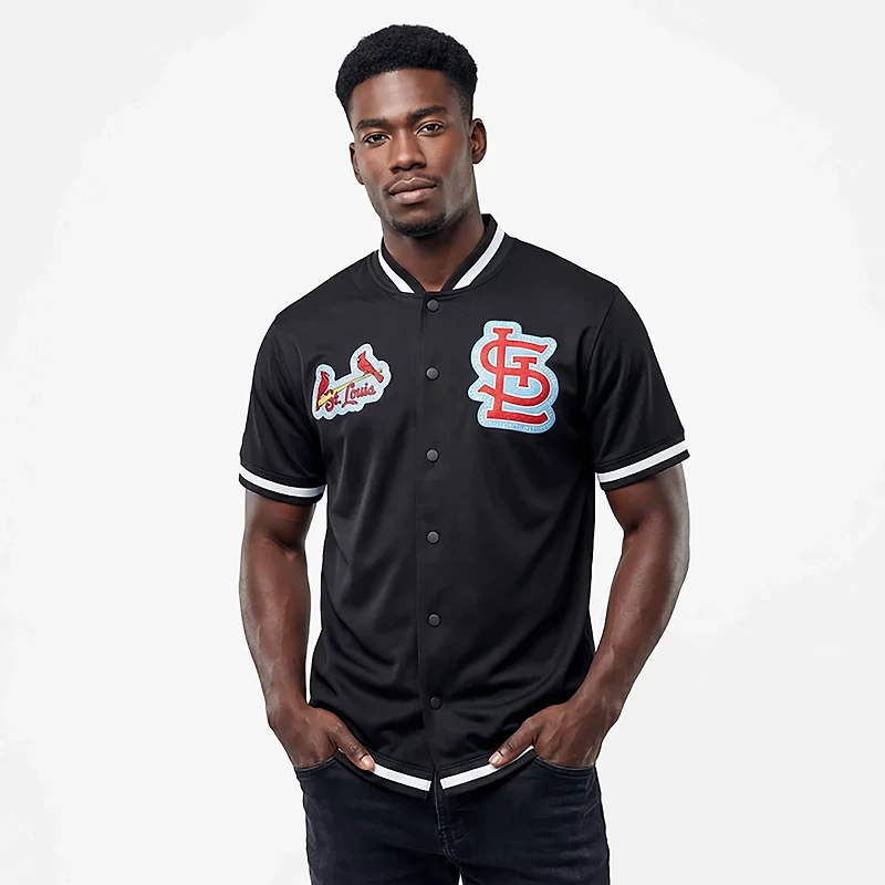 Pro Standard Men's St. Louis Cardinals DIY Pick Stitch Short Sleeve Jacket