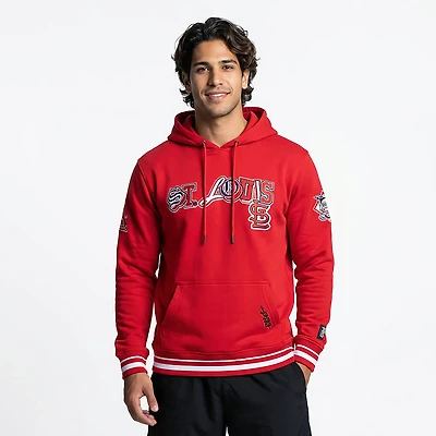Pro Standard Men's St. Louis Cardinals City Ransom Rib Fleece Long Sleeve Hoodie