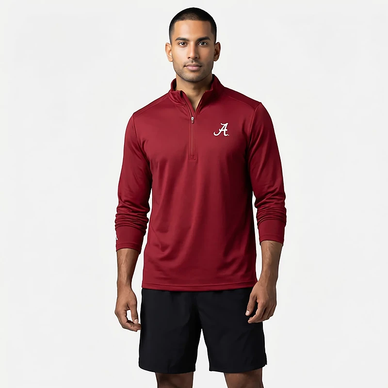 Antigua Men's Alabama Crimson Tide Tribute 1/4-Zip Pullover