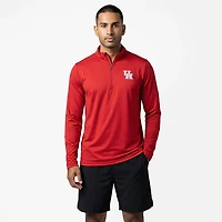 Antigua Men's Houston Cougars Tribute Quarter Zip Pullover